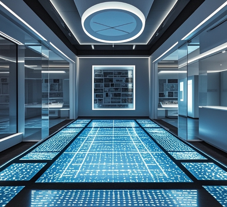 成都LED顯示屏：點(diǎn)亮未來：LED 地板屏的崛起與魅力